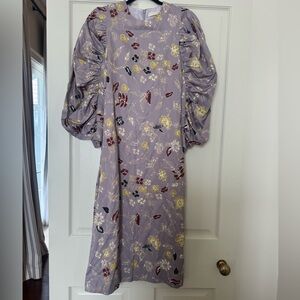 Ulla Johnson Long Sleeve Midi Dress
